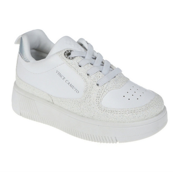 Vince Camuto Toddler Girls' Court Sneakers Tennis Shoes, Sz 12 - Picture 1 of 11